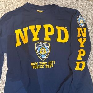 NYPD Women's Navy Long Sleeve Tee